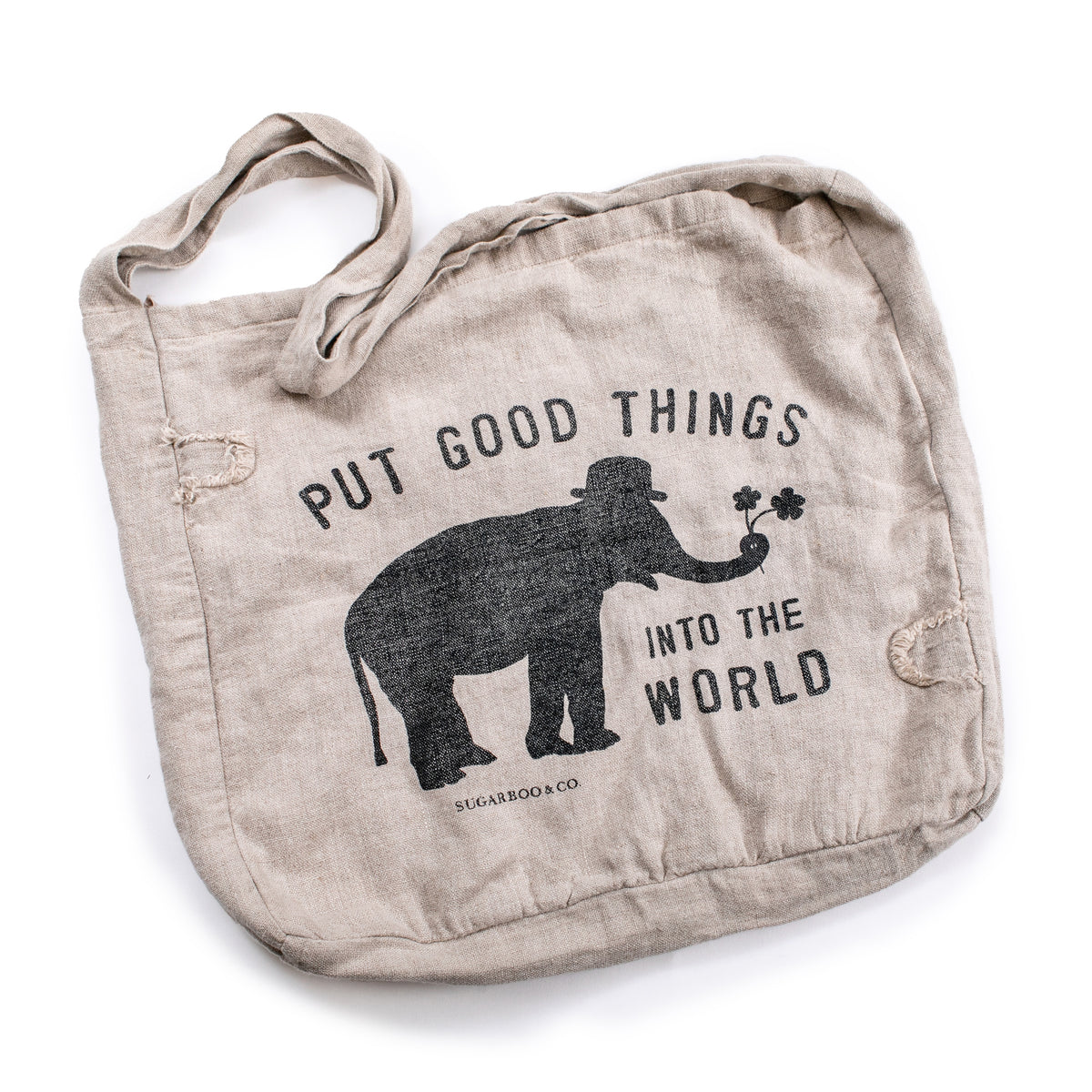 ***Put Good Things Into The World Messenger Bag