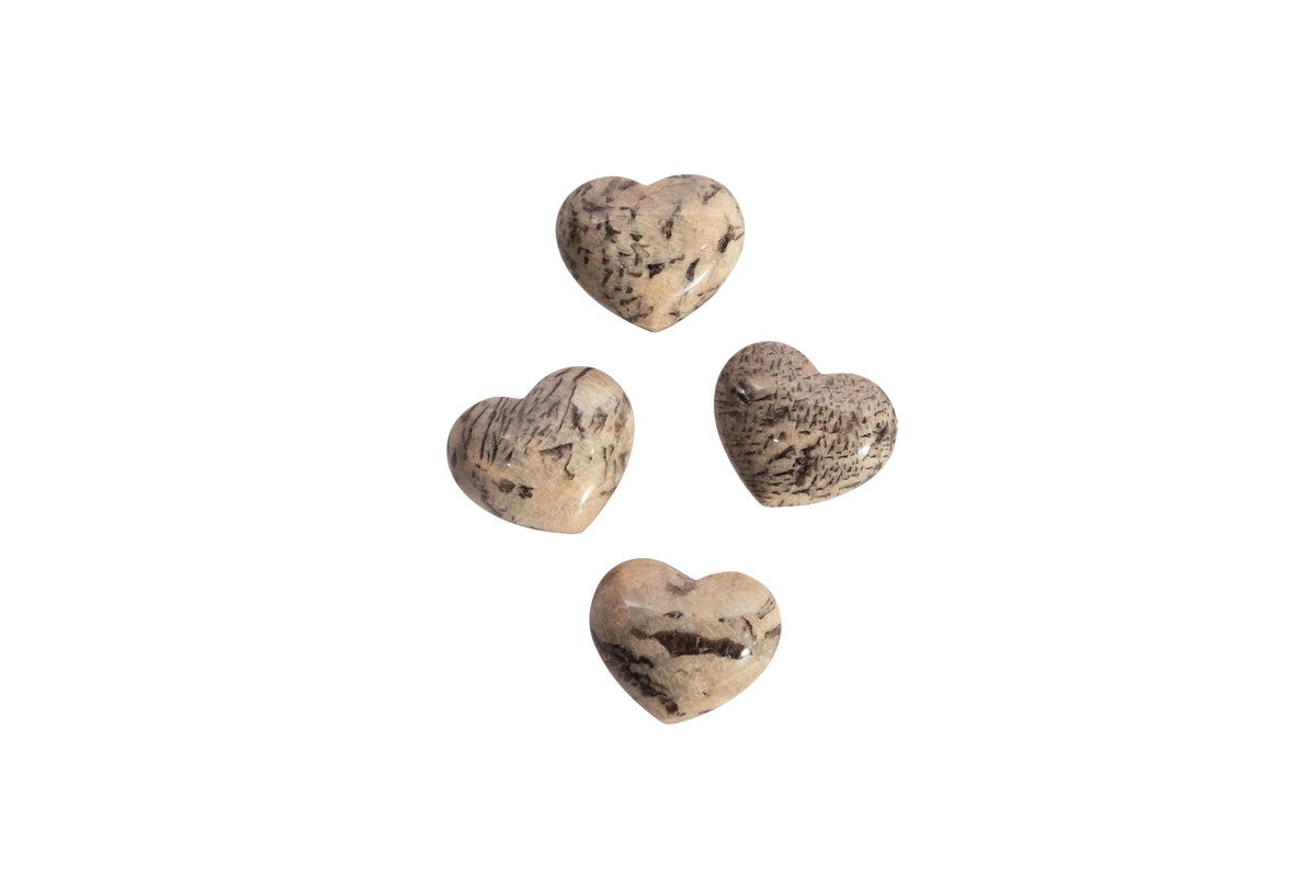 ***Feldspar Mini Stone Heart