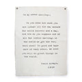 To My Sweet Darlings Wall Tarp