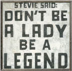 Stevie Said Art Print