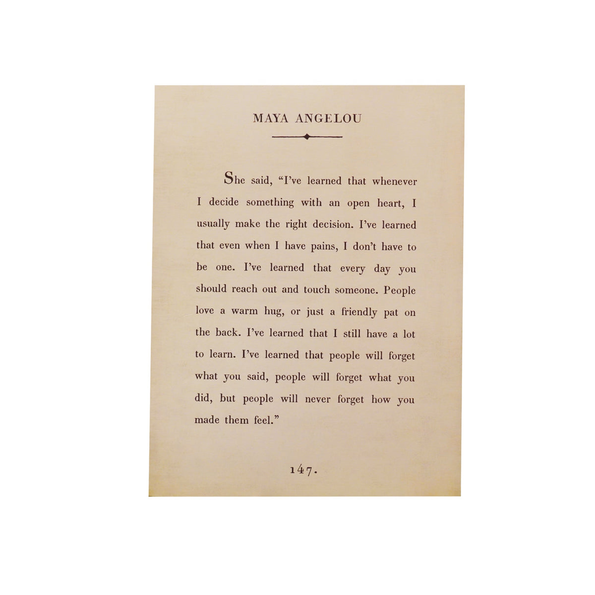  Maya Angelou Book Collection Art Poster